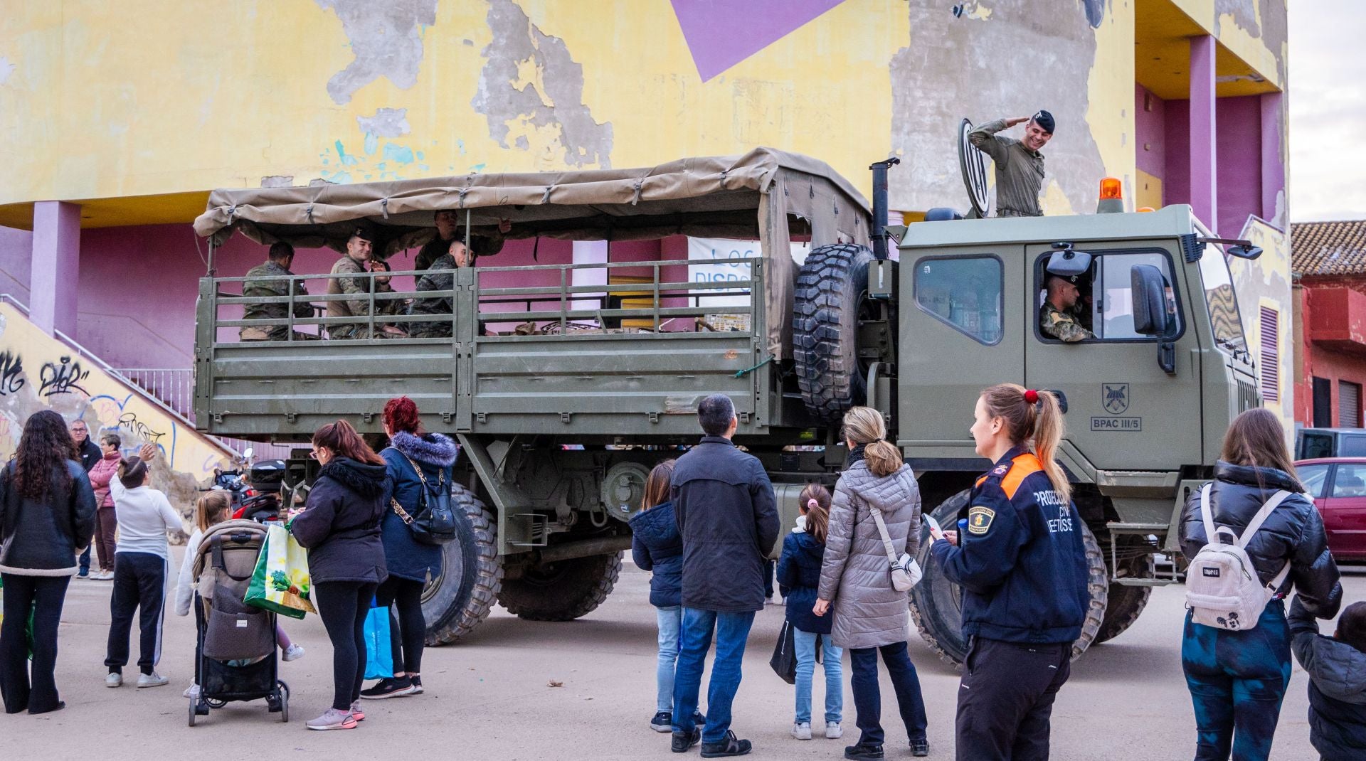 La Cabalgata solidaria en los pueblos de la dana