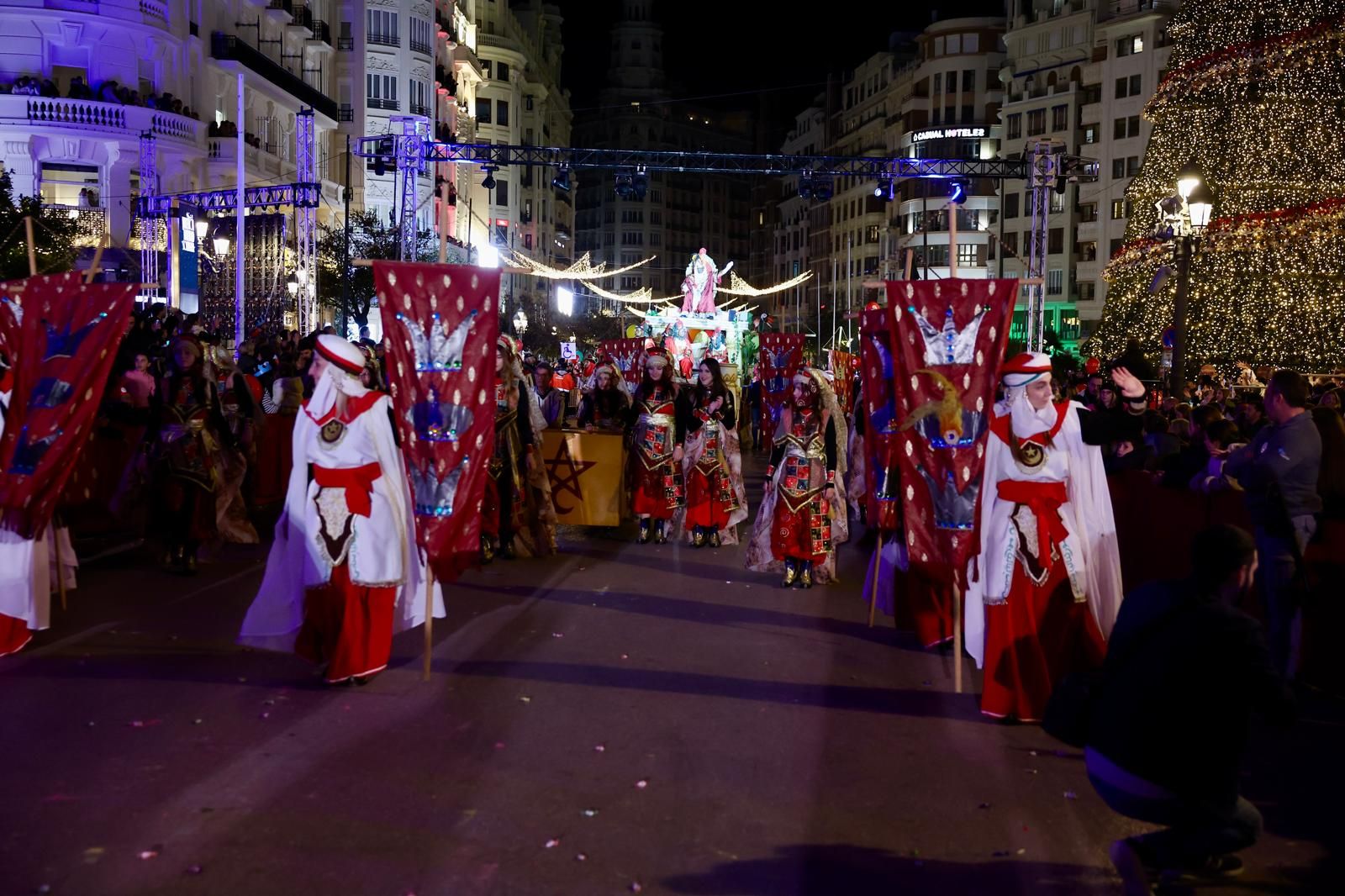 Cabalgata de los Reyes Magos en Valencia 2025