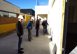 Visita a las obras del centro educativo.