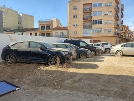 Estado de vehículos en las calles de Algemesí.