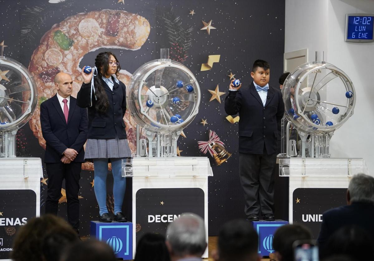 Números premiados en la Lotería del Niño.