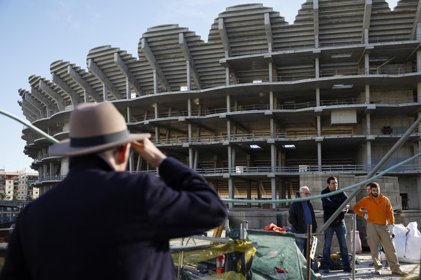 FOTOS | Vuelven las obras al nuevo Mestalla