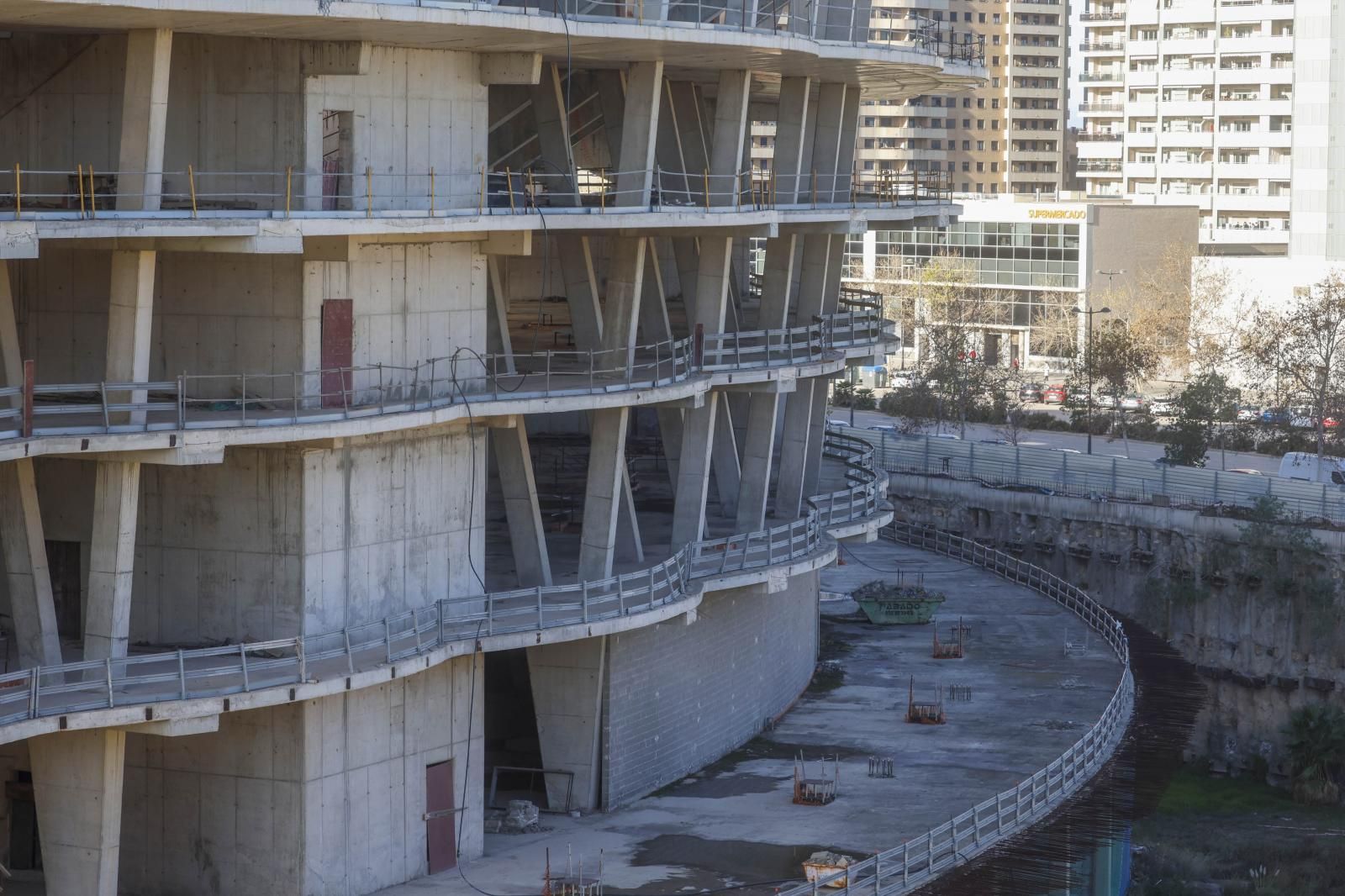 FOTOS | Vuelven las obras al nuevo Mestalla