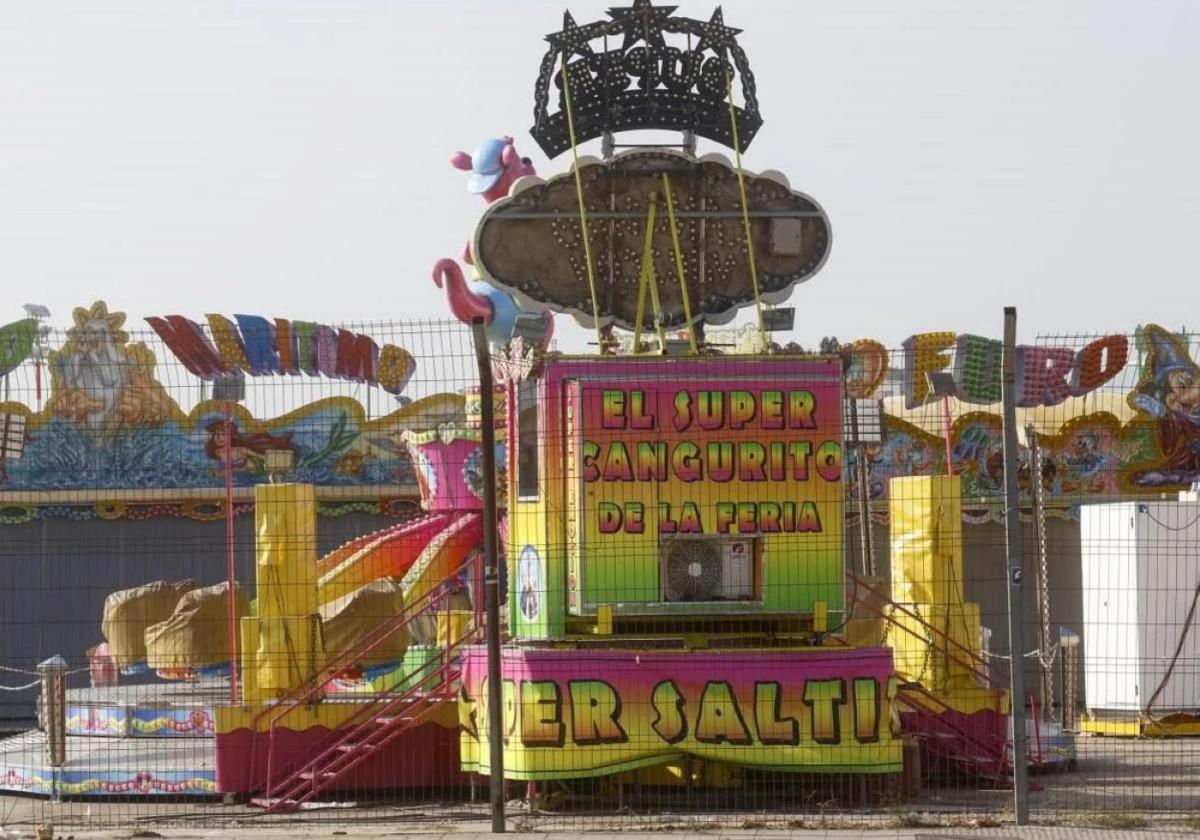 Las atracciones más clásicas no faltan en la feria de Navidad.