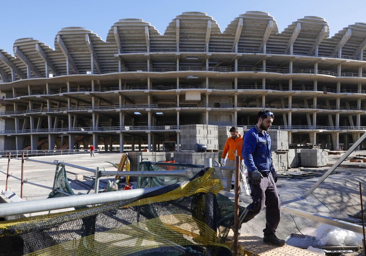 El nuevo Mestalla empieza a palpitar