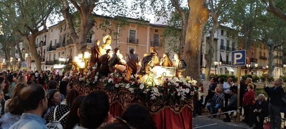 La Santa Cena en la procesión de Xàtiva.