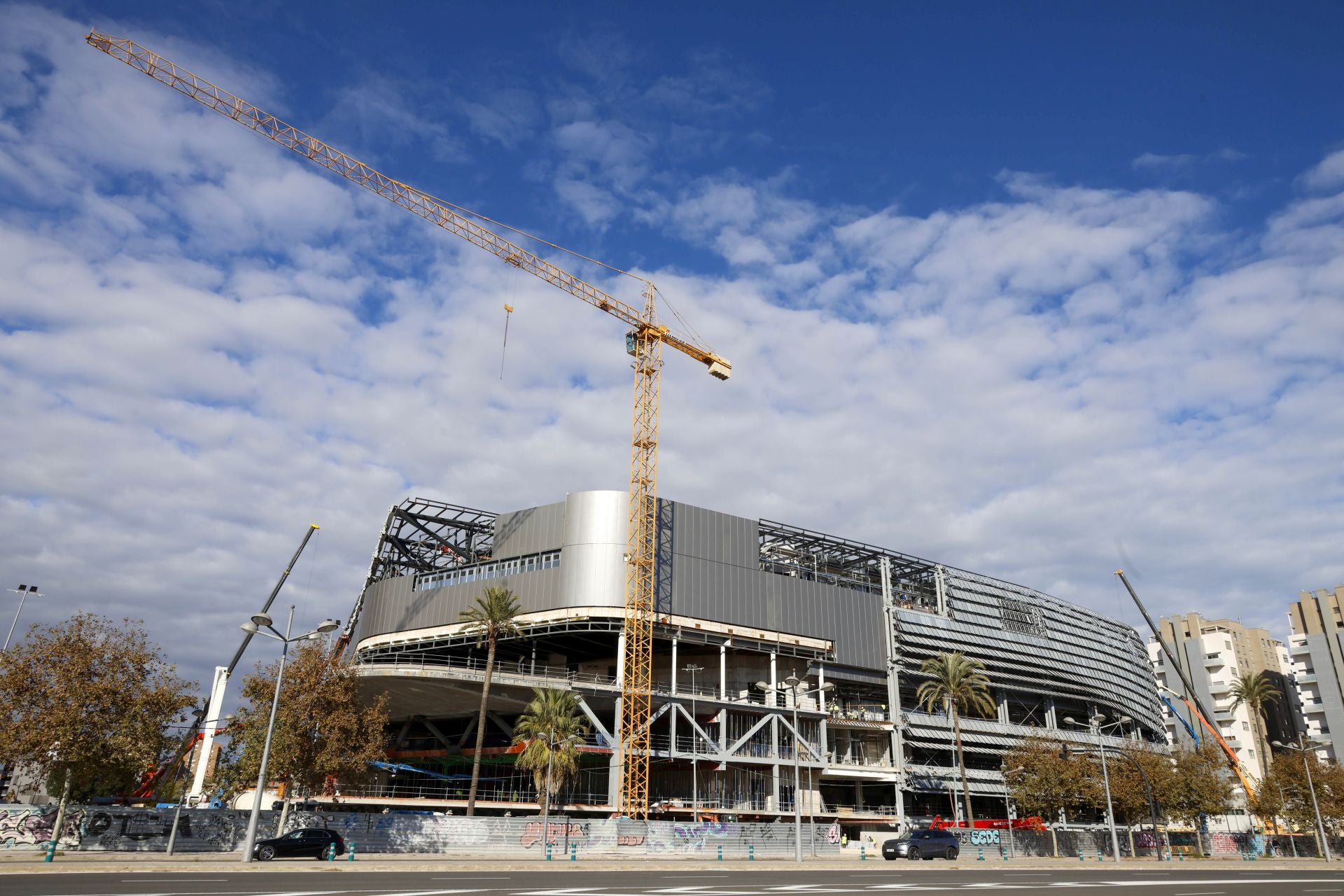 Las obras en el Roig Arena avanzan sin freno.