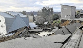 Efectos de un terremoto en Japón en una imagen de archivo, en enero de 2024.