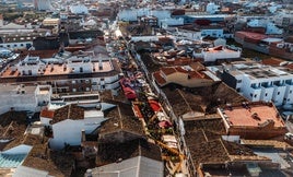 Vista aérea del mercado de Llombai de la edición anterior.