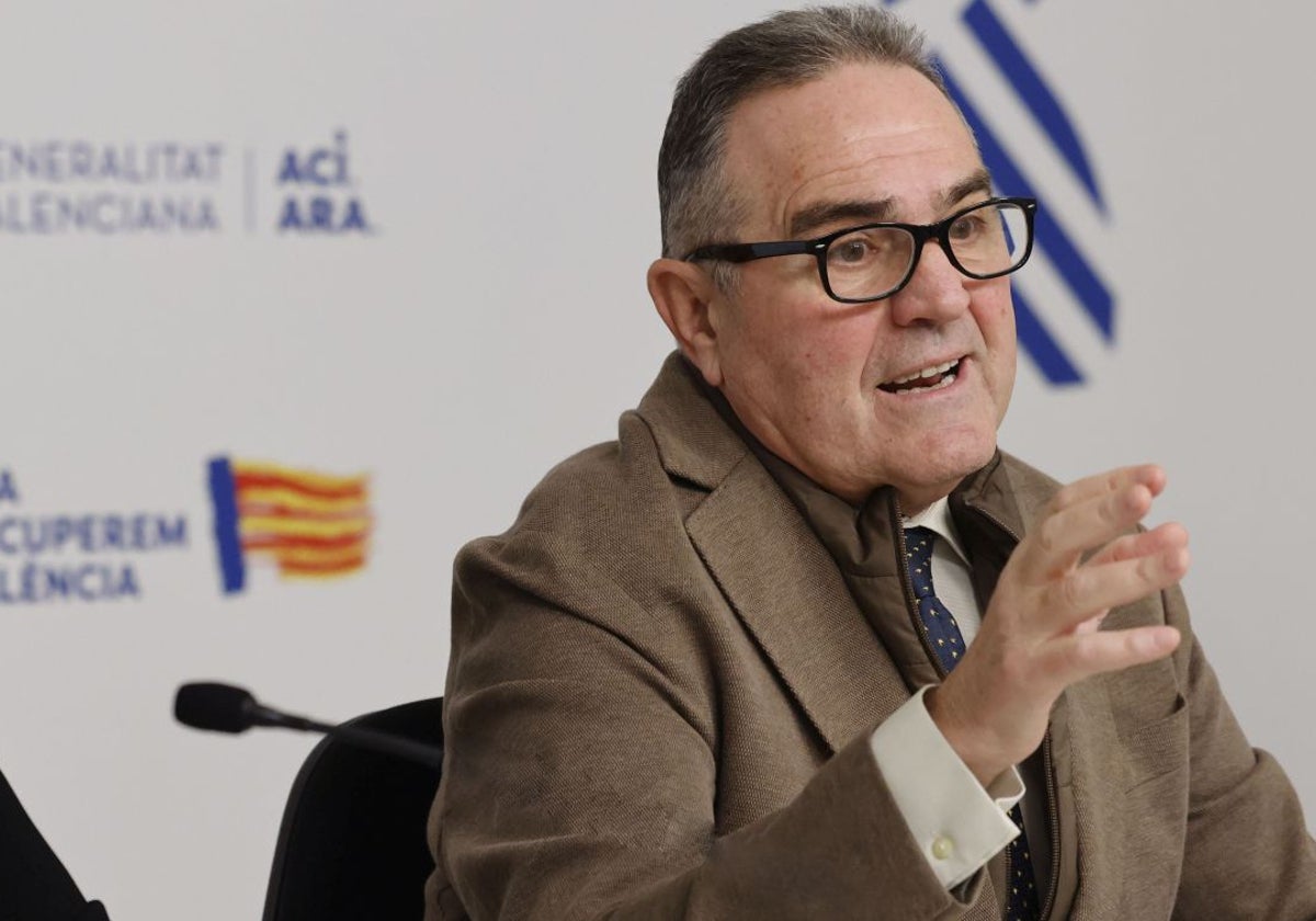 El vicepresidente segundo de la Generalitat y conseller para la Recuperación, Francisco José Gan Pampols.