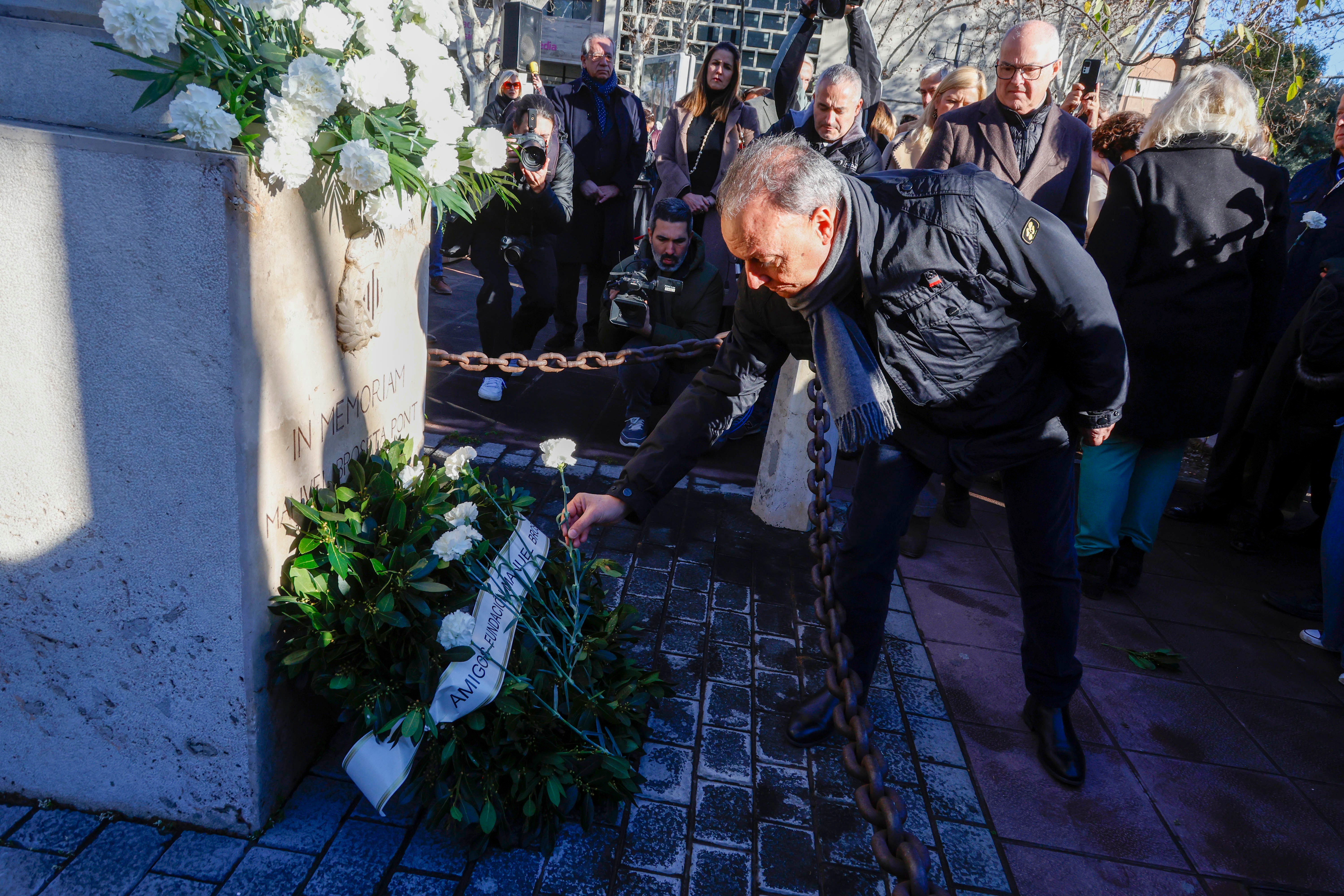 Las imágenes del homenaje a Manuel Broseta