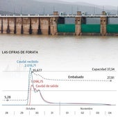 El pantano de Forata vació lo equivalente a más de un embalse el día de la dana