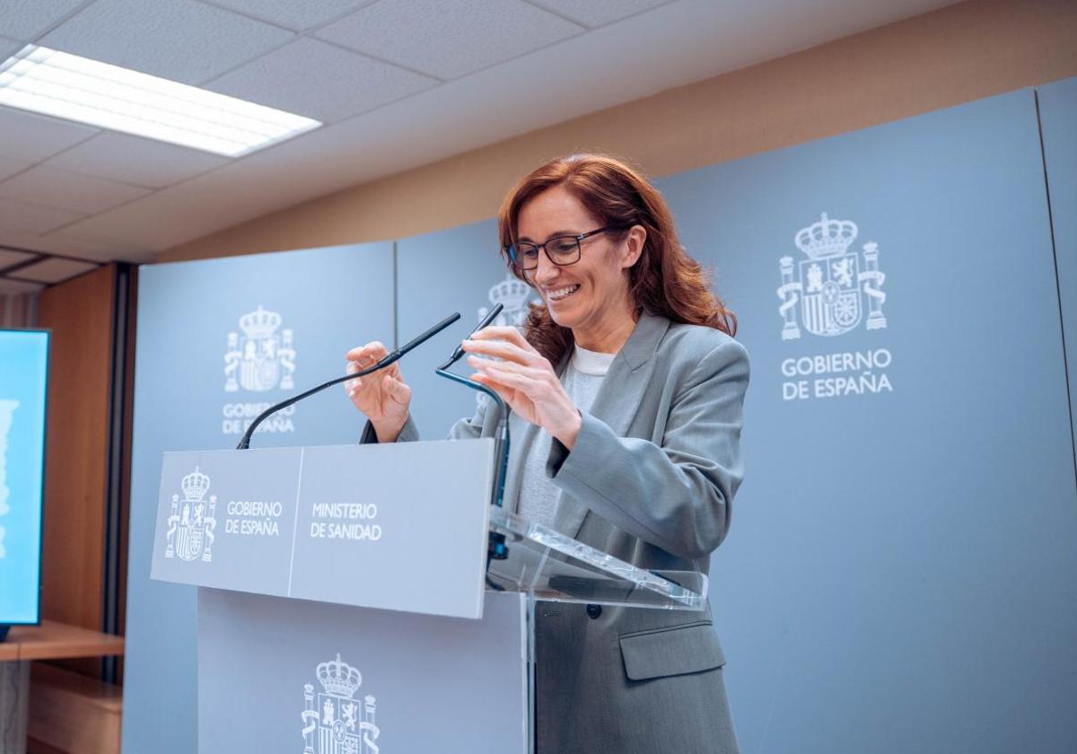 Mónica García, ministra de Sanidad.