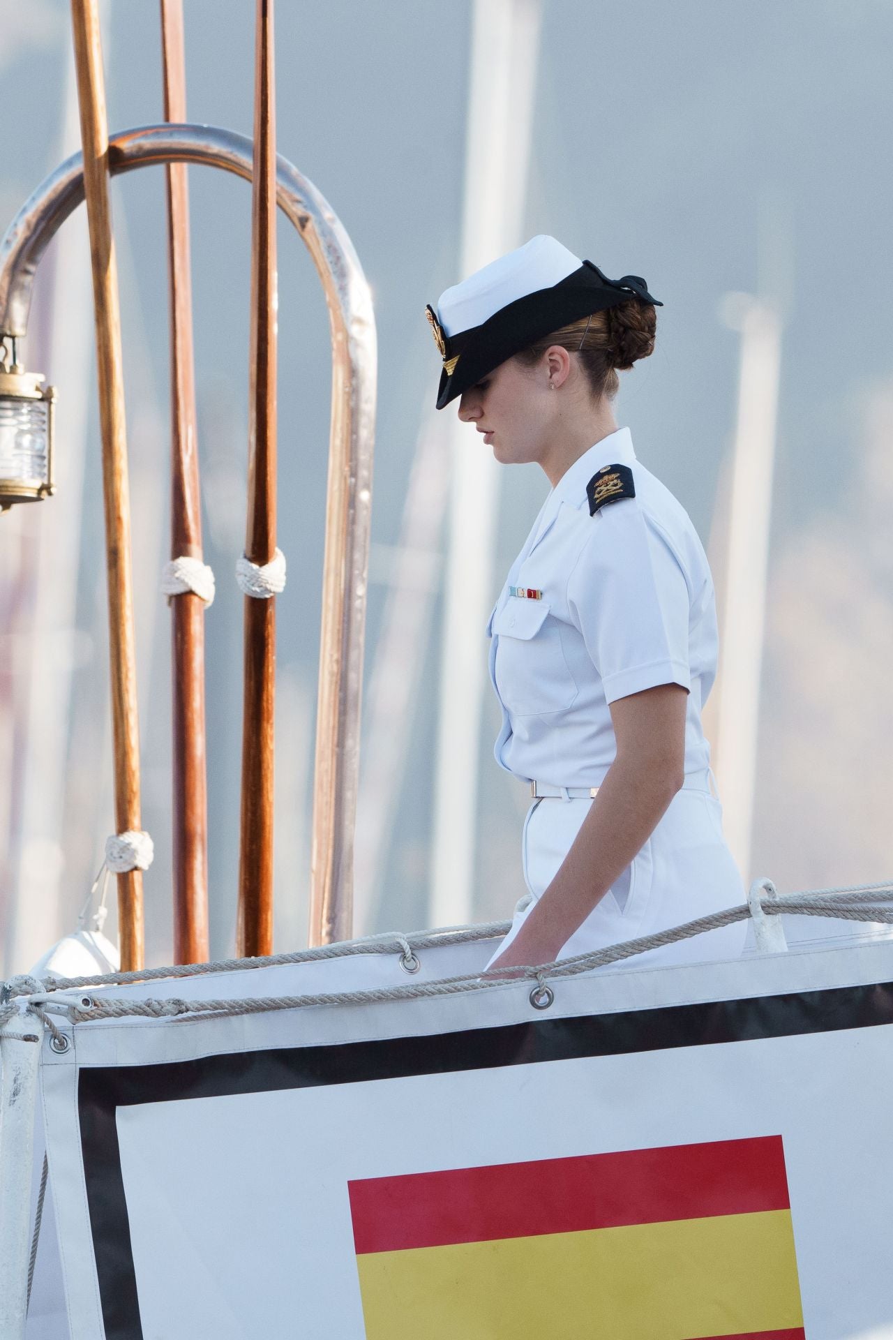 Leonor llega a Tenerife a bordo de Elcano