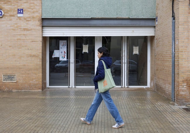 El local de la banda, cerrado y sin poder usarse.