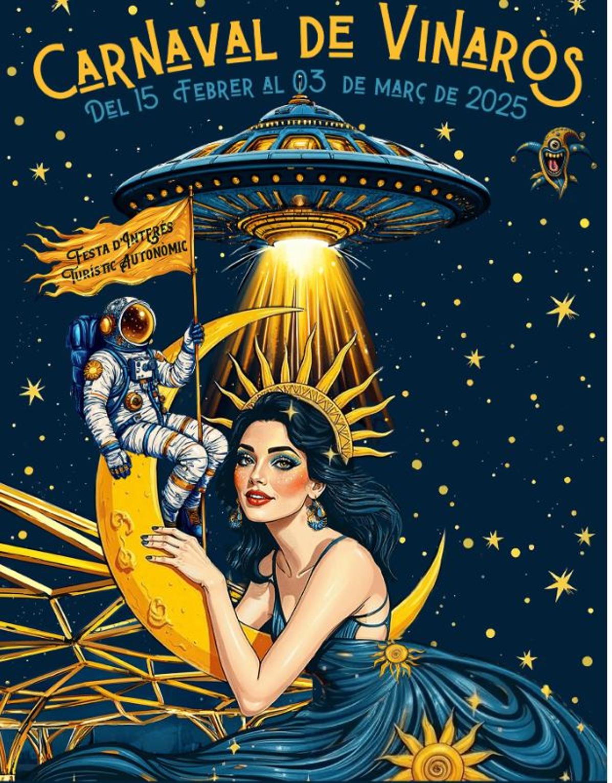 Cartel del Carnaval de Vinaròs 2025.