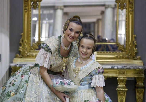 La falleras mayores de Valencia 2025, Berta Peiró y Lucía García.