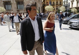 Jorge Rodríguez y Natàlia Enguix, vicepresidenta de la Diputación de Valencia.