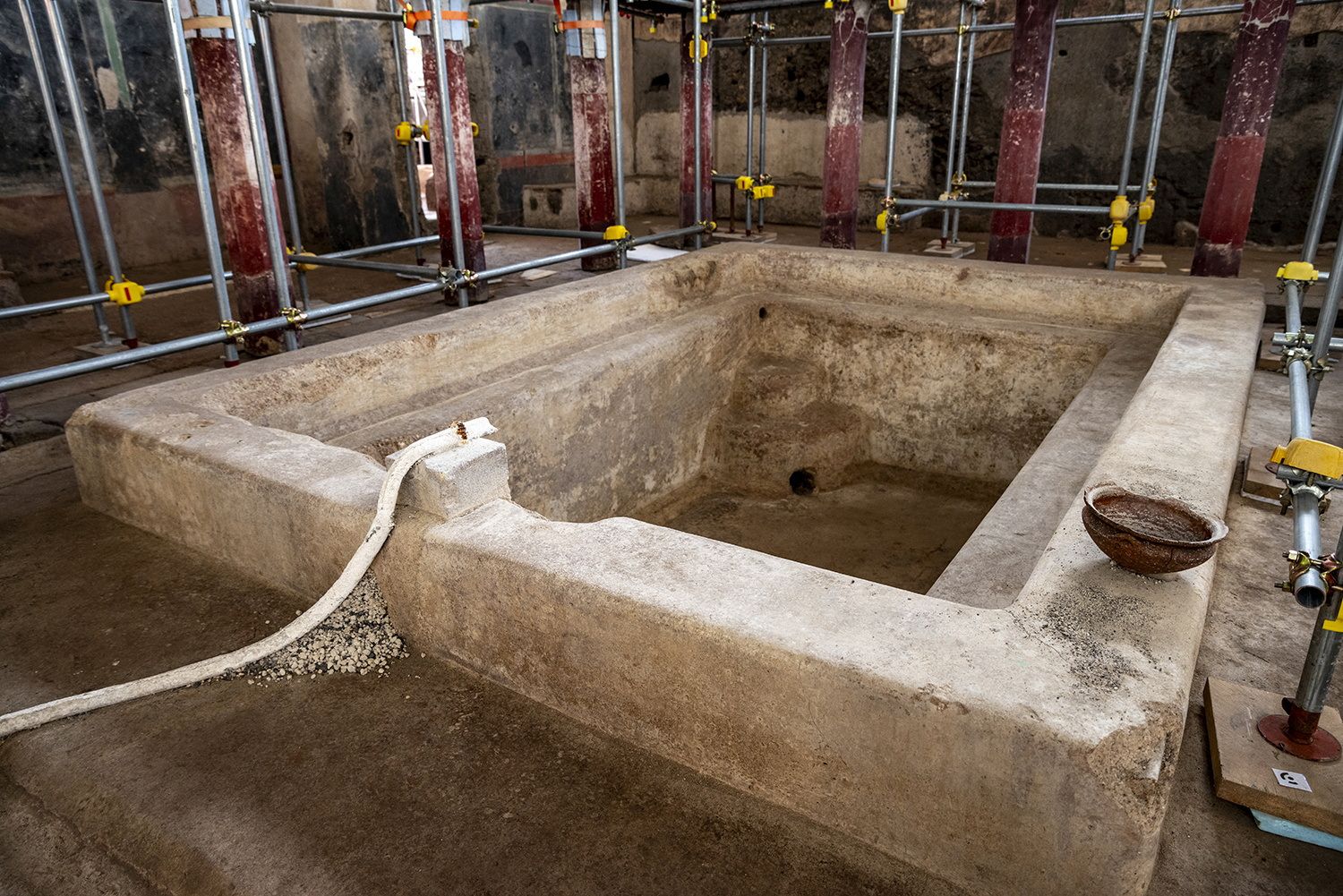 Sorprendente hallazgo en Pompeya: El lujoso spa de una vivienda privada