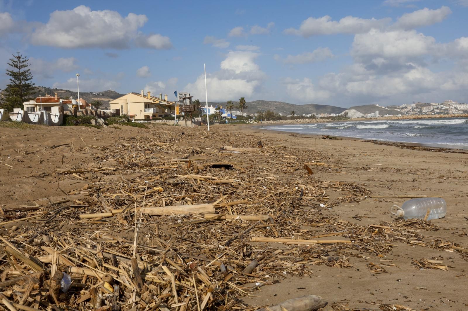 FOTOS | Los efectos de la dana en las playas valencianas