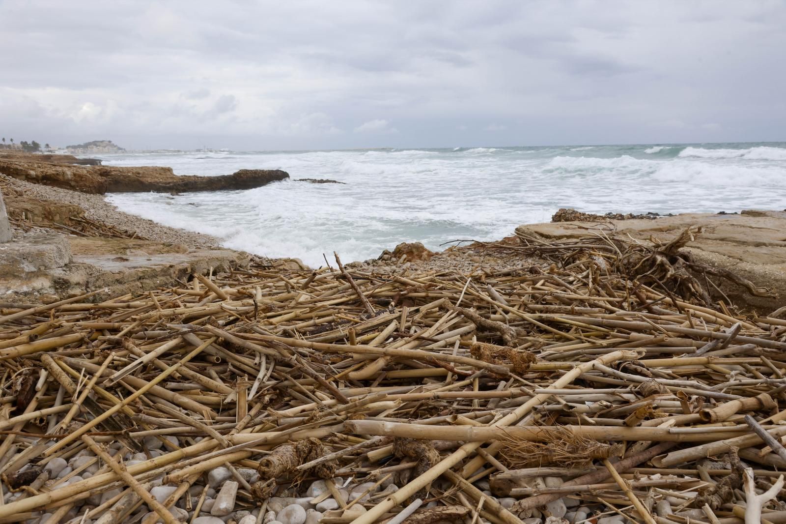 FOTOS | Los efectos de la dana en las playas valencianas