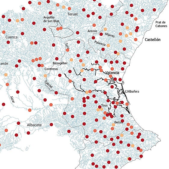Sin un buen sistema de alertas en la tierra de las 100 riadas