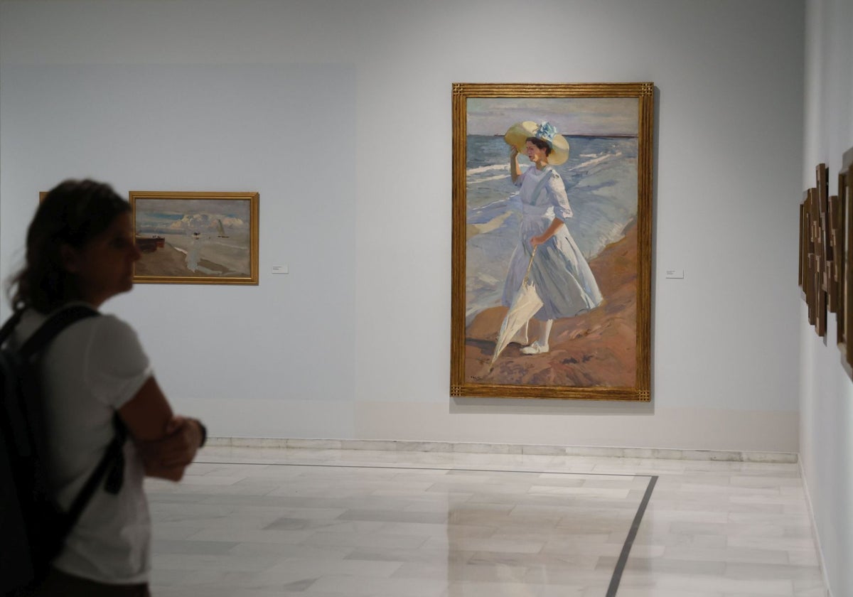 Una de las exposiciones de Sorolla en la Fundación Bancaja de Valencia.