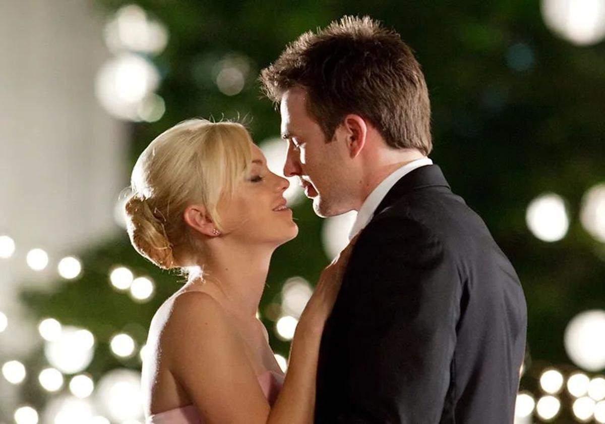 Anna Faris y Chris Evans.