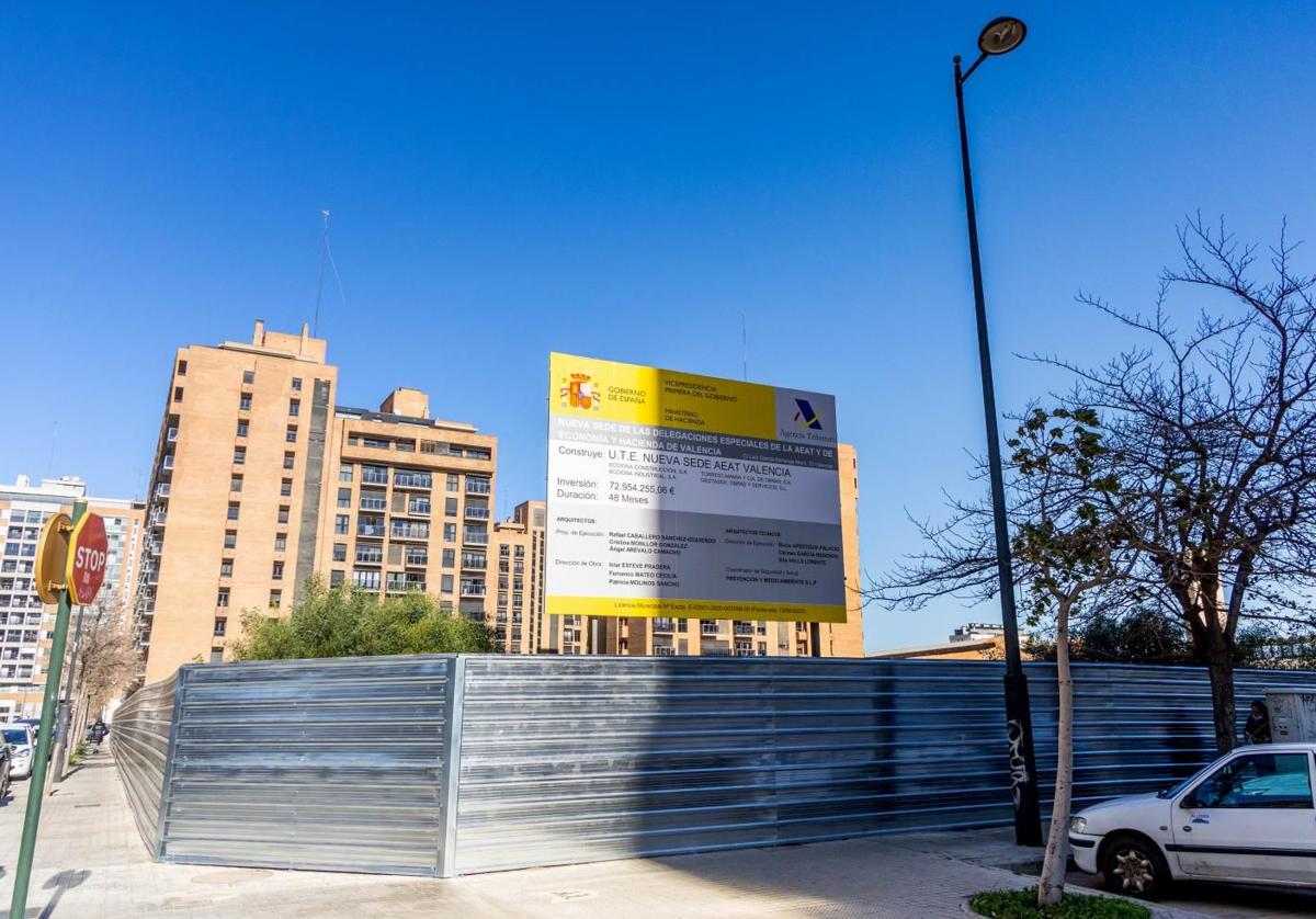 FOTOS | Hacienda inicia la construcción de su nueva sede en Valencia