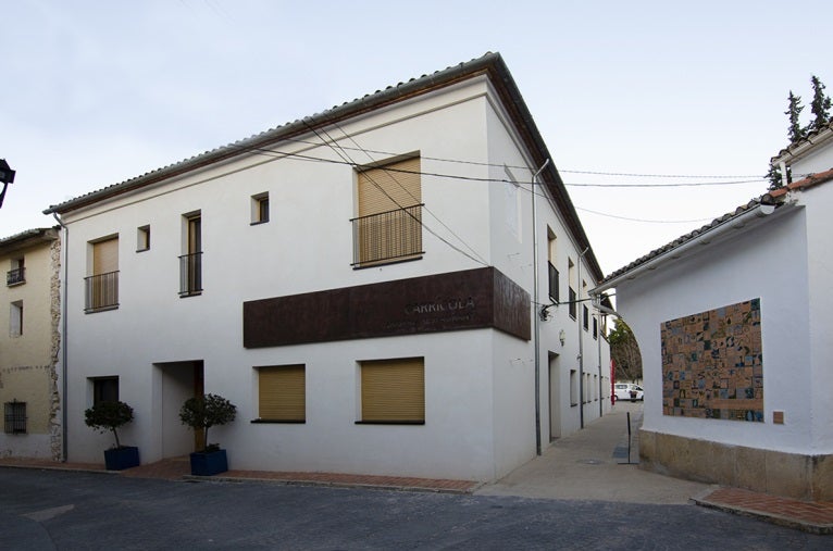 Fachada del hostal-restaurante de Carrícola.