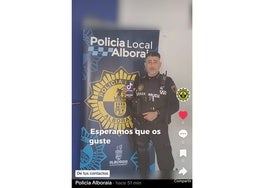 Cuenta de la Policía Local en Tik Tok.