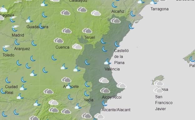 Mapa previsto para el viernes 31 de enero.