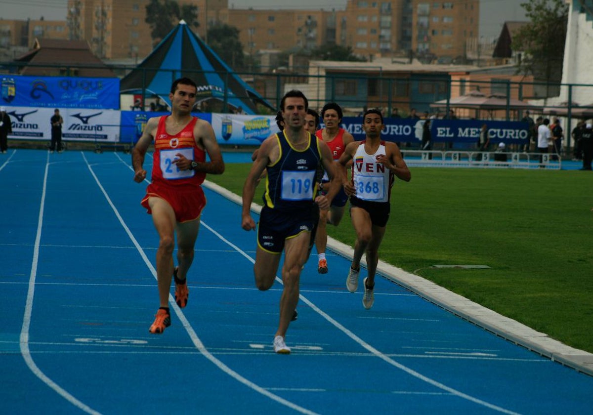 Crespo, en el campeonato iberoamericano celebrado en Chile, 2009, donde fue tercero.