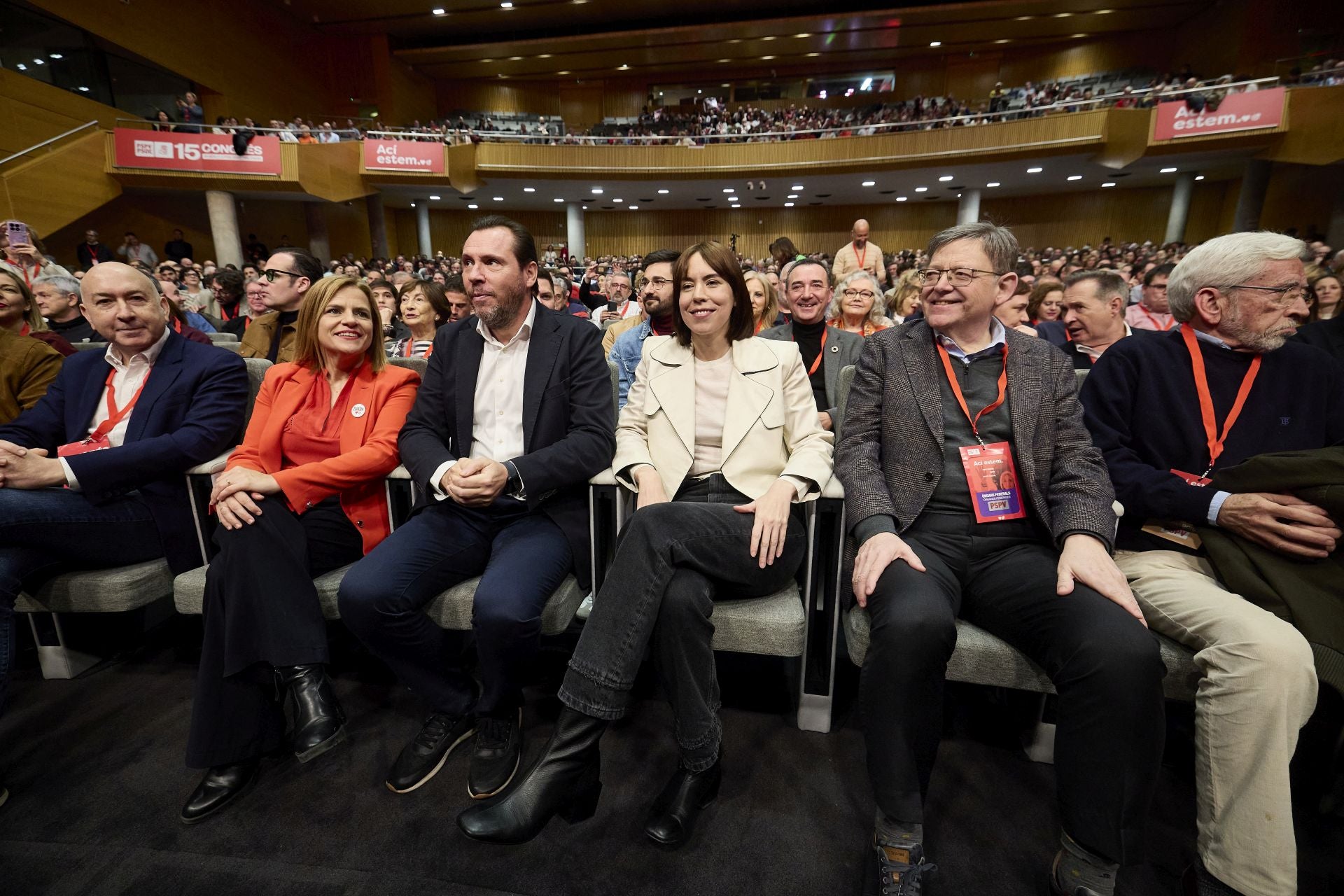 Óscar Puente y Diana Morant clausuran el XV Congreso del PSPV-PSOE en Valencia