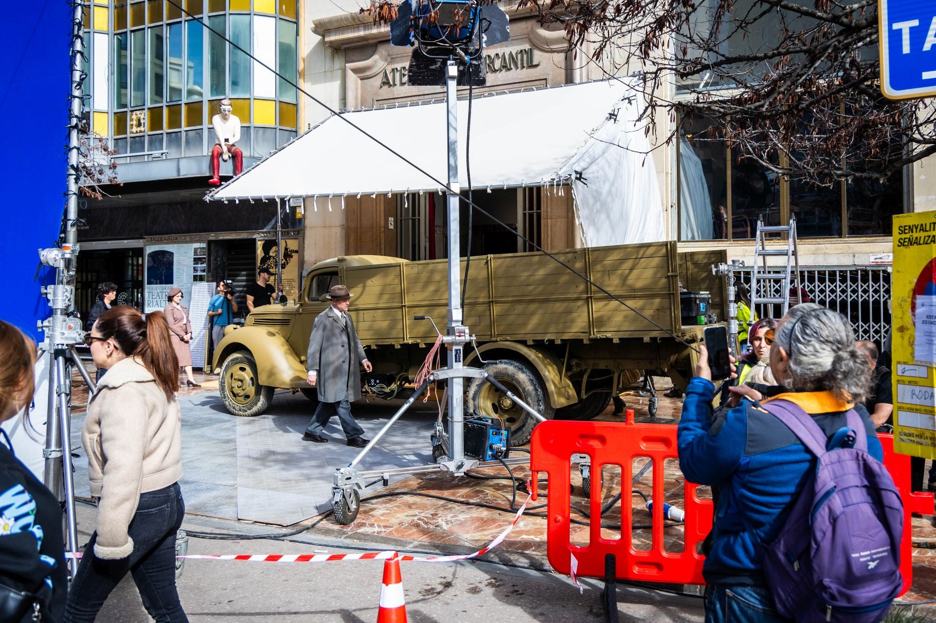 El rodaje de la nueva película de Mario Casas en Valencia