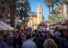 Porrat de Sant Blai, que se celebra en la calle Ramón y Cajal y sus alrededores.