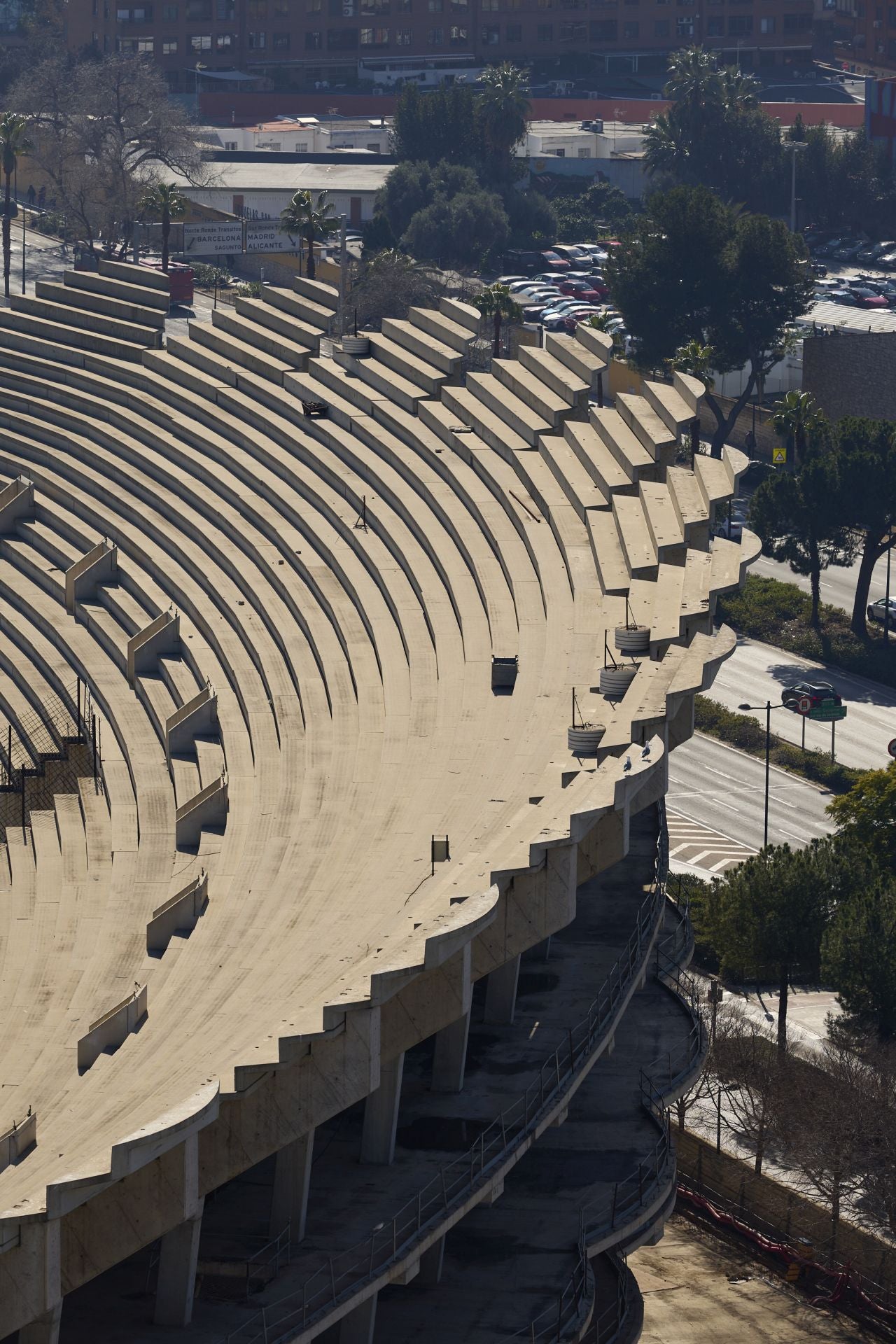 Así están actualmente las obras del nuevo Mestalla