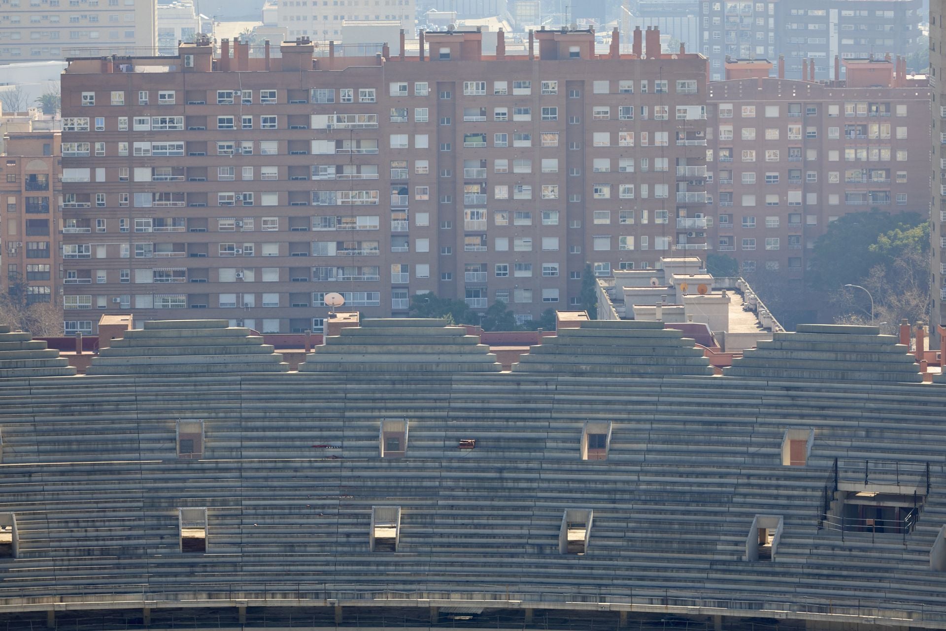 Así están actualmente las obras del nuevo Mestalla