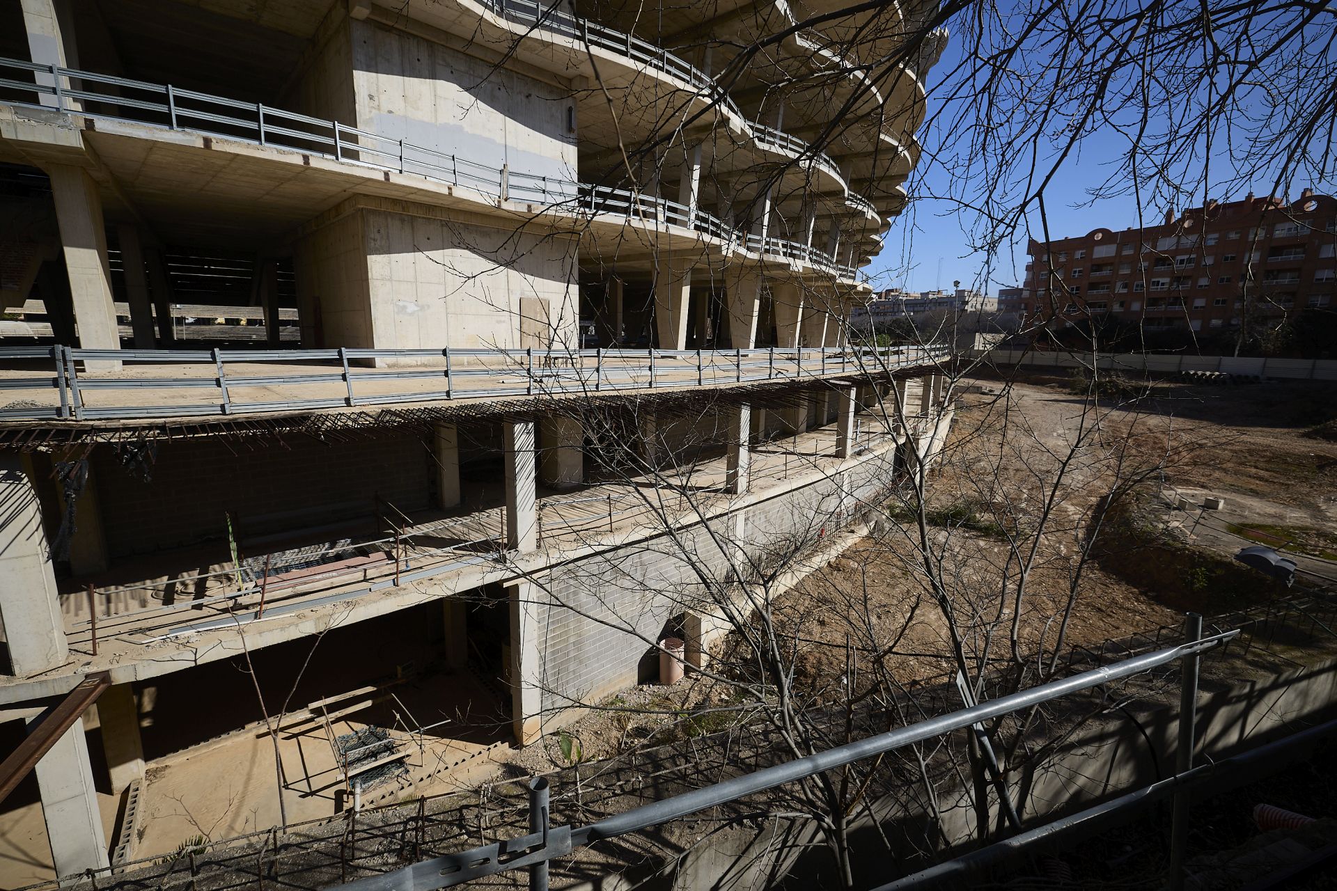 Así están actualmente las obras del nuevo Mestalla