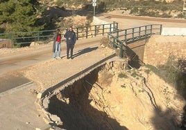 Daños en el término municipal de Villar del Arzobispo, uno de los municipios excluidos por el Gobierno central por el momento.