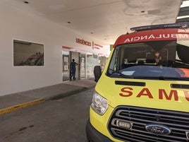 Uno de los heridos fue trasladado al Hospital de la Ribera.