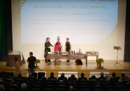 Momento del showcooking celebrado en la última jornada.