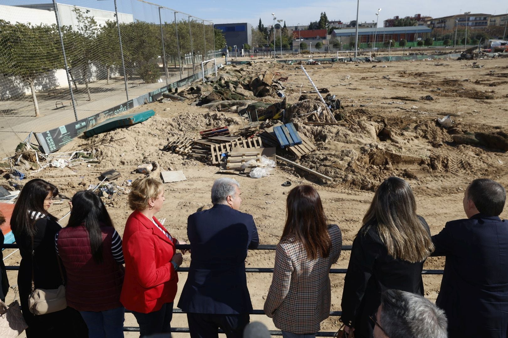 Fotos: Joan Laporta visita la zona cero de la dana en Valencia