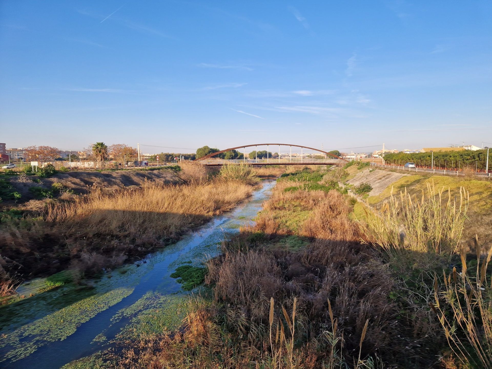 Tramo del Carraixet a su paso por Alboraya.