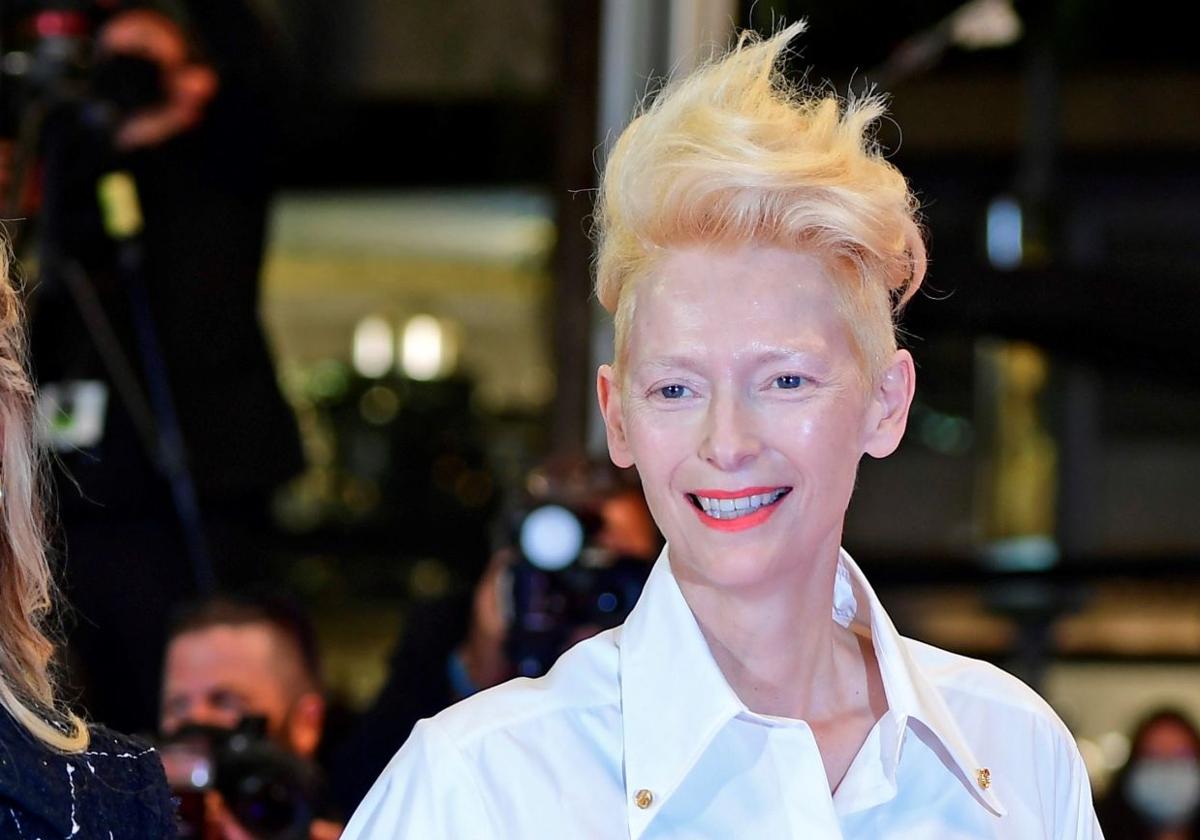 La actriz Tilda Swinton.