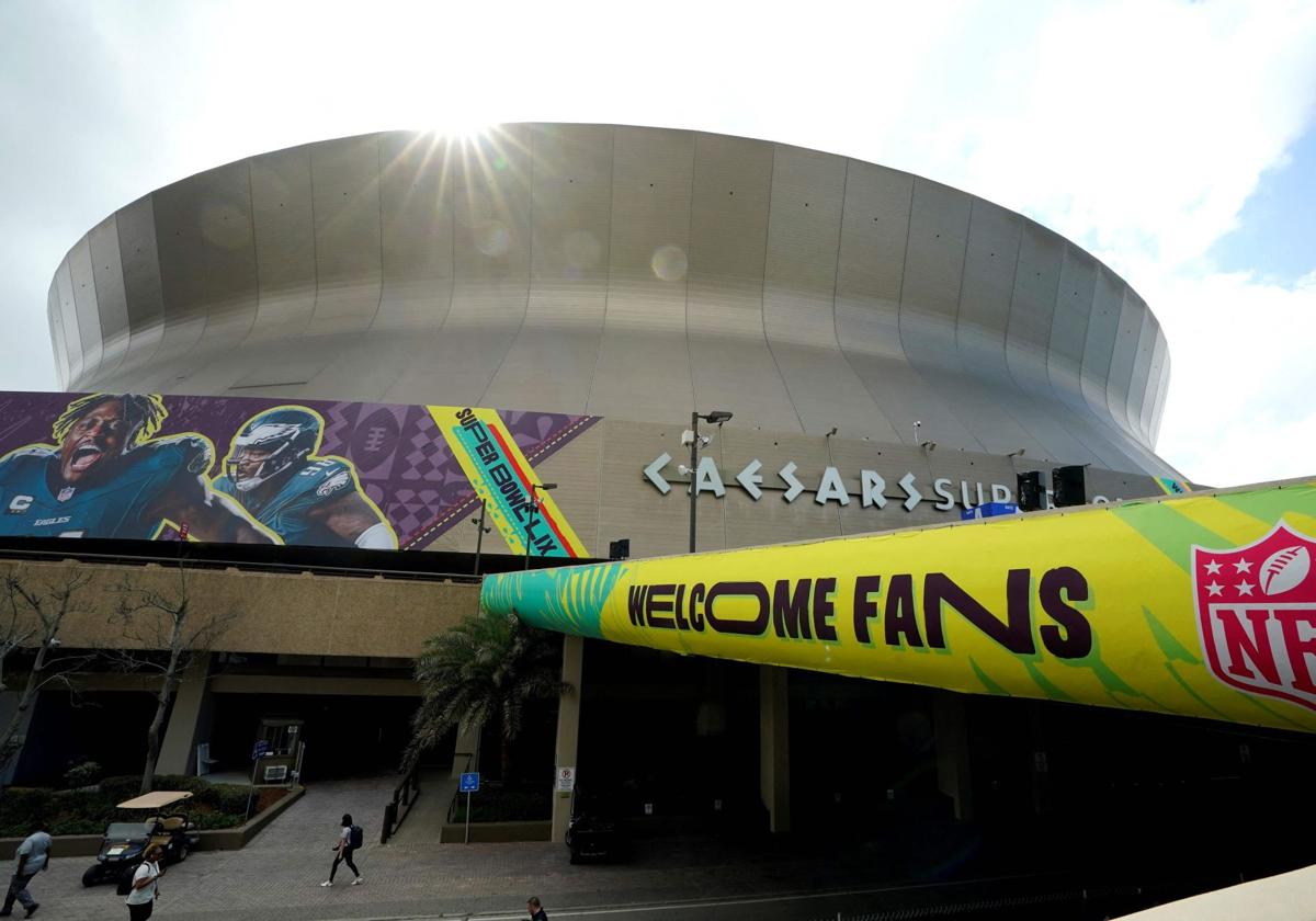 El estadio Caesars Superdome.