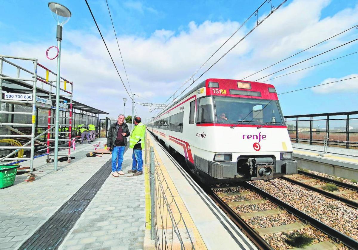 Estación de tren de Albal.