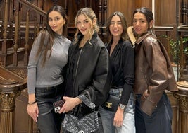 Olivia Marco, Isabella Leopardi, María Manuel y Marta Ferrando.