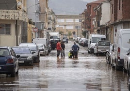 Imagen de las consecuencias de la dana en Valencia.