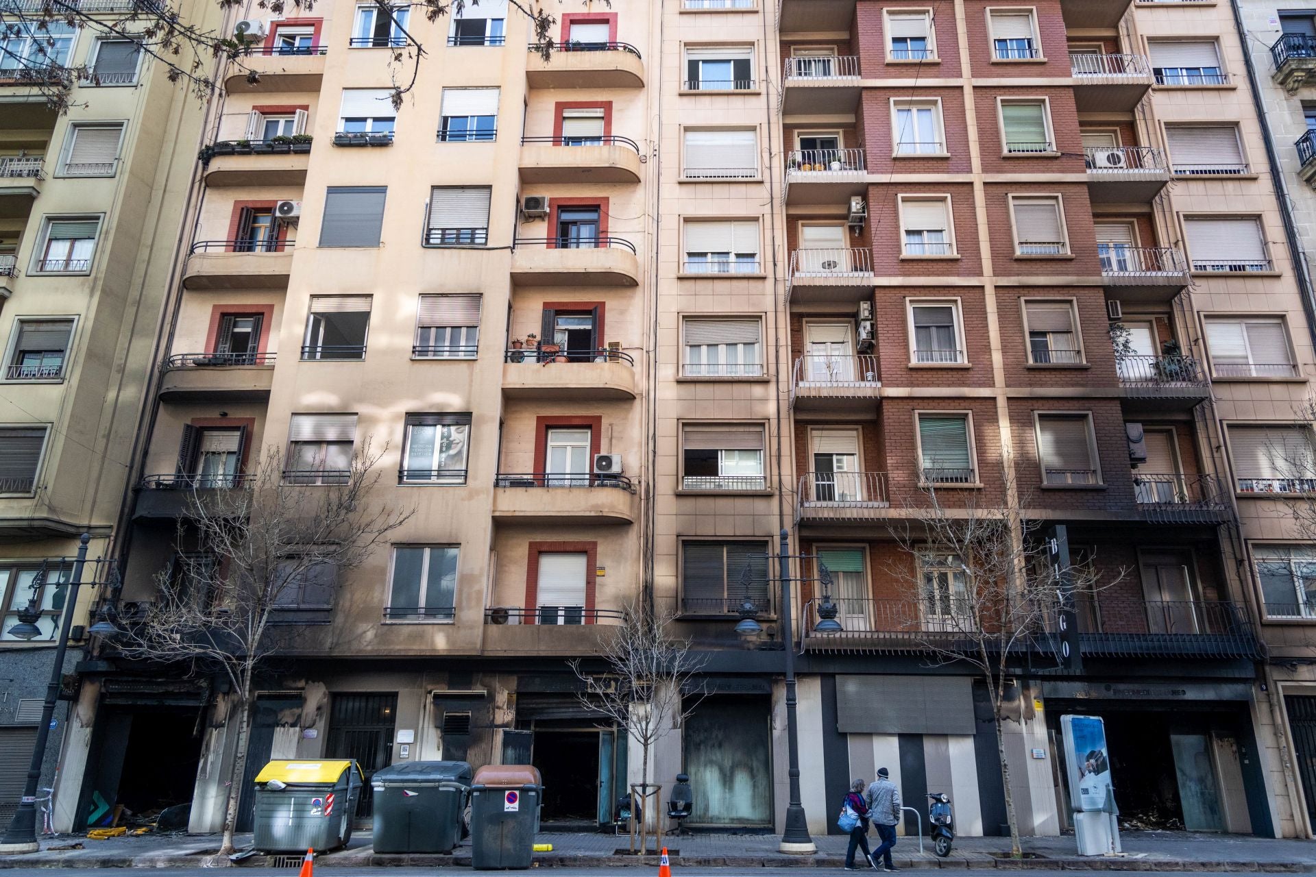 FOTOS | Incendio de un bingo en Valencia